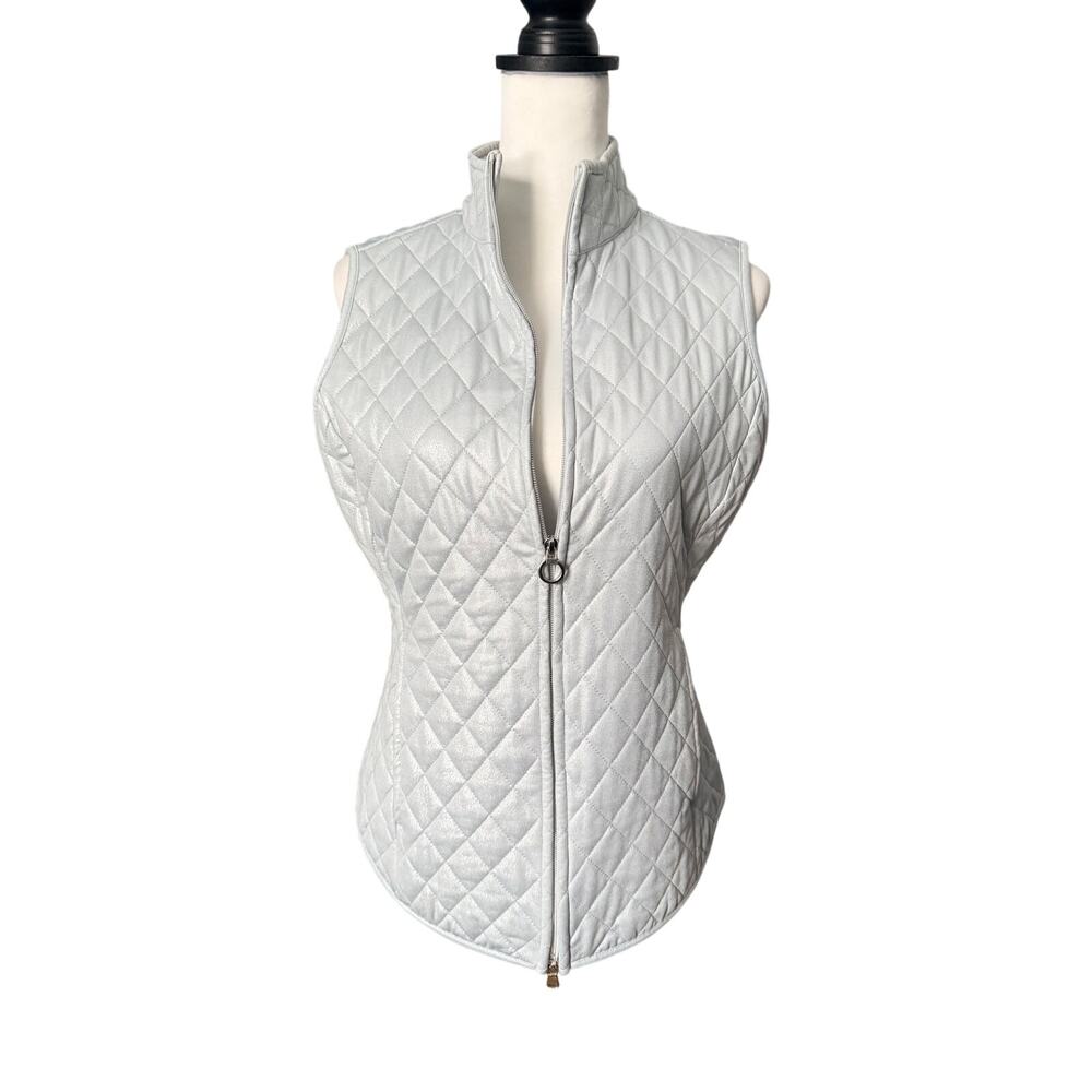 Greg Norman Women's Silver Vest Small